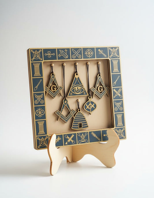 MasonView | Wood Frame With Custom Charms