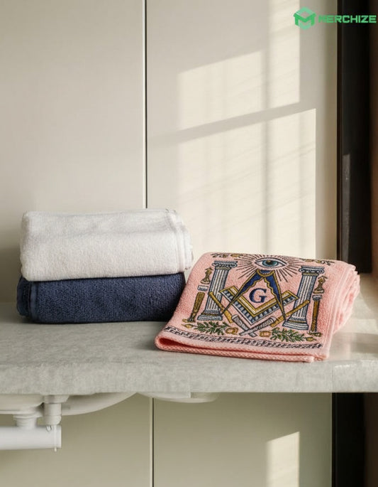 MasonView | Embroidered Bath Towel