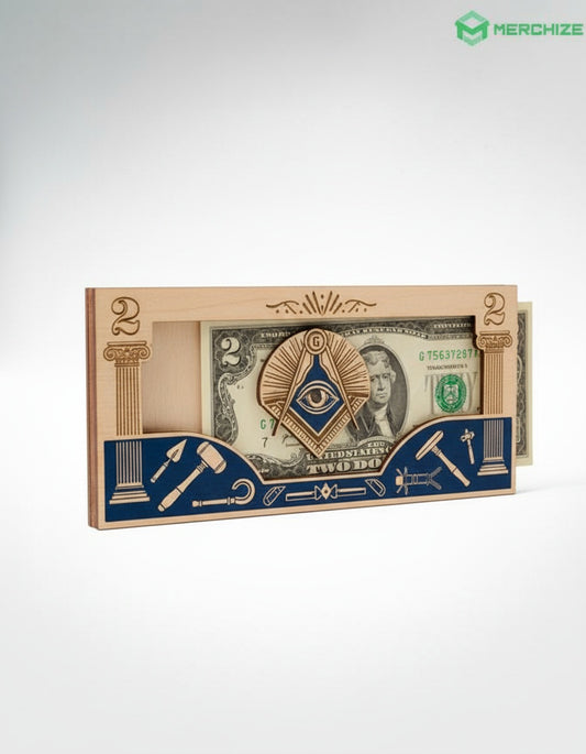 MasonView | 3-Layer Wooden Money Holder