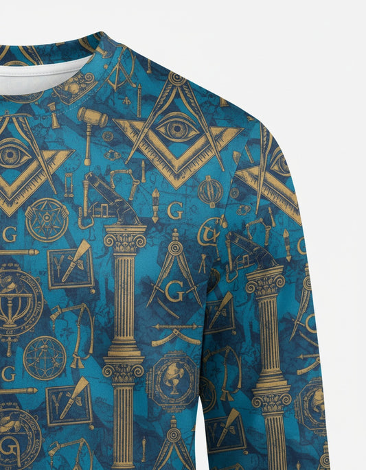 MasonView | All-over Print Youth Long Sleeve Shirt