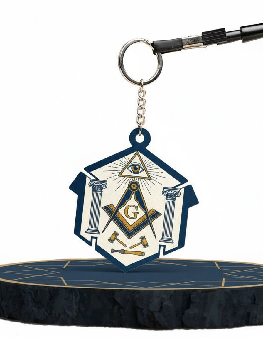 MasonView | Custom Shape Wooden Keychain