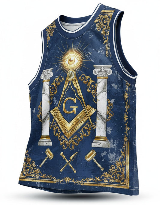 MasonView | All-over Print Kid And Youth Sleeveless Jersey Tank Top