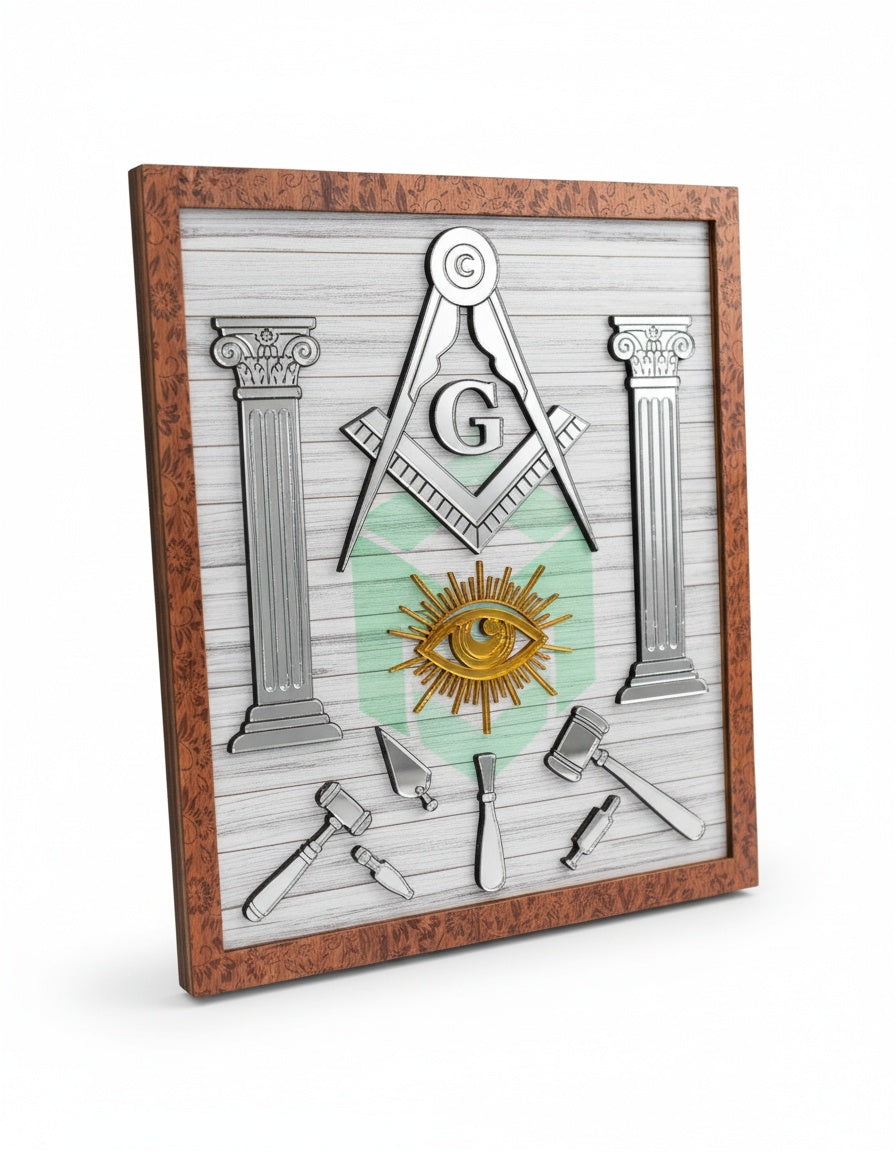 MasonView | Custom Shape Wood and Acrylic Mirror Sign