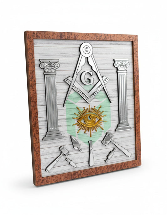 MasonView | Custom Shape Wood and Acrylic Mirror Sign