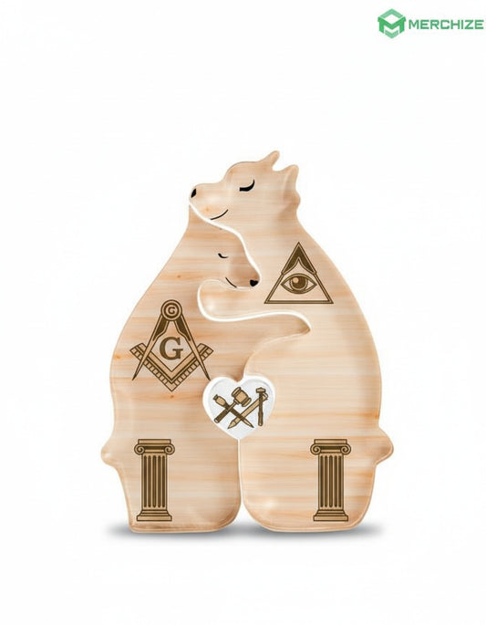 MasonView | Acrylic Bear Family Puzzle