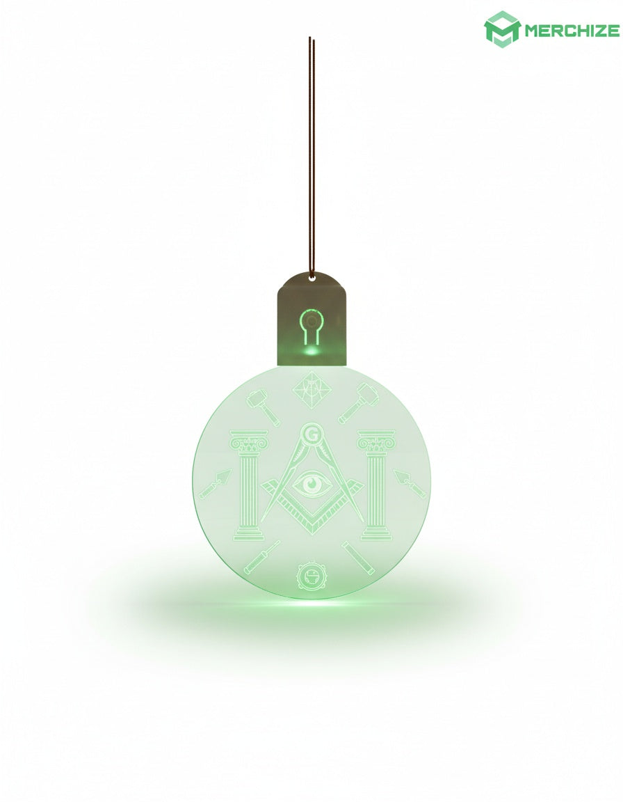 MasonView | Acrylic LED Light Up Ornament