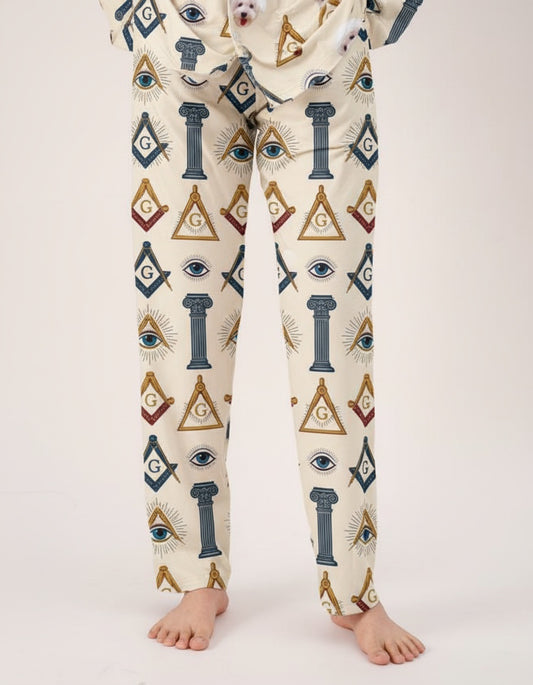 MasonView | All-over Print Straight Pajama Pants