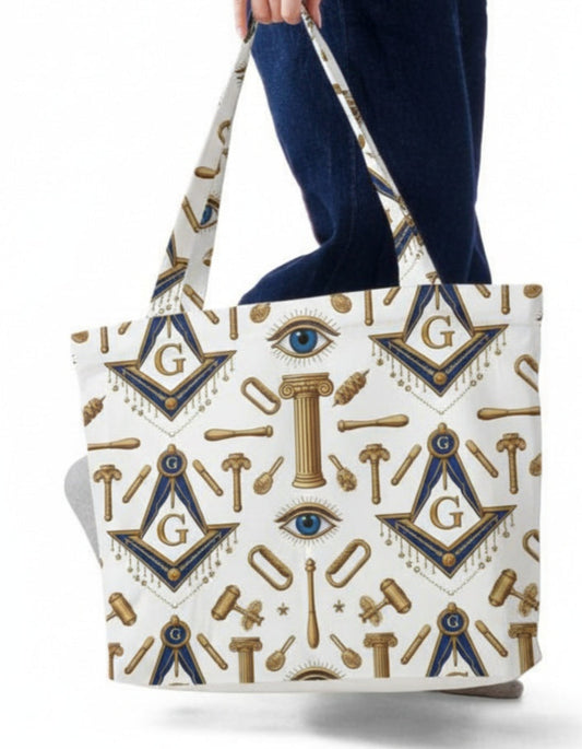 MasonView | All-over Print Large Tote Bag
