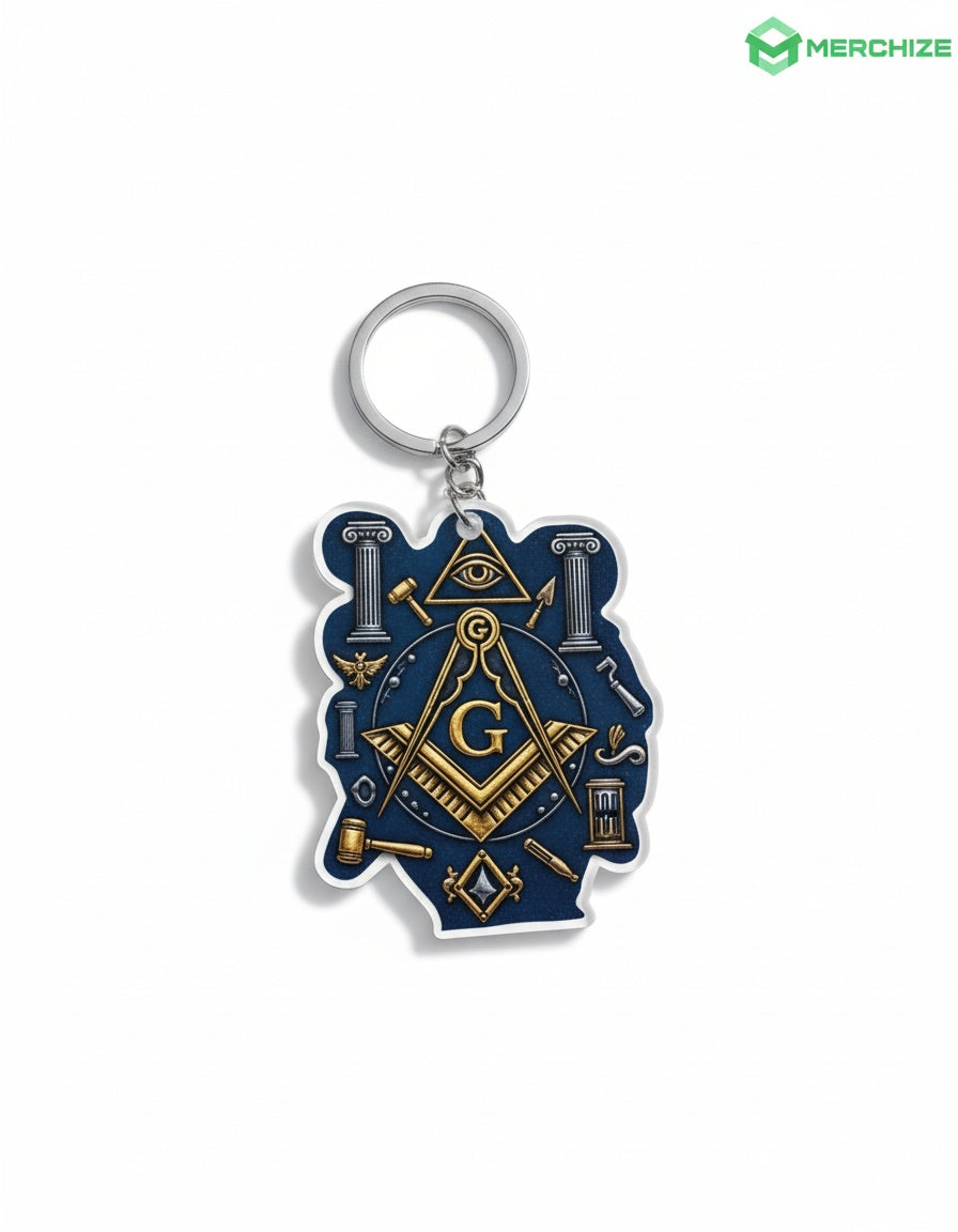 MasonView | Custom Shape 2-side Printed Acrylic Keychain