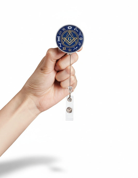 MasonView | Custom Shape Acrylic Badge Reel