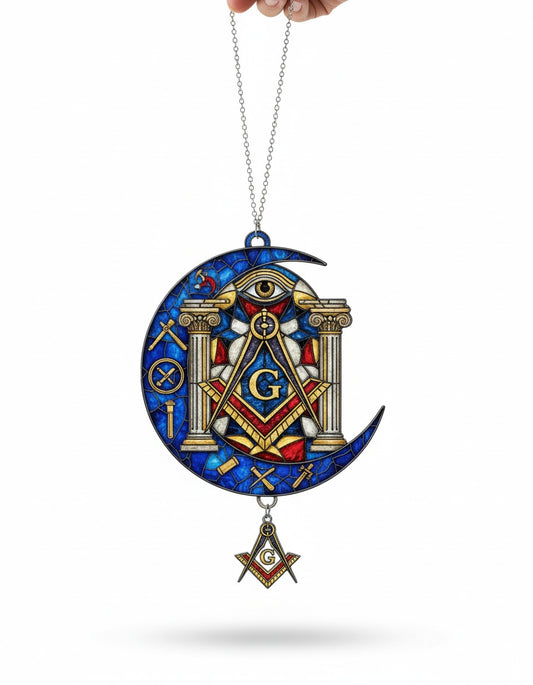 MasonView | Custom Shape Window Hanging Acrylic Ornament With Acrylic Charm