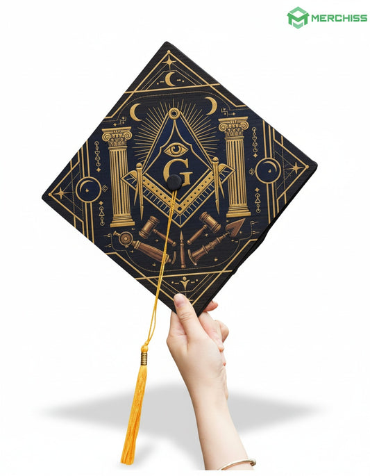 MasonView | Wooden Graduation Cap Topper
