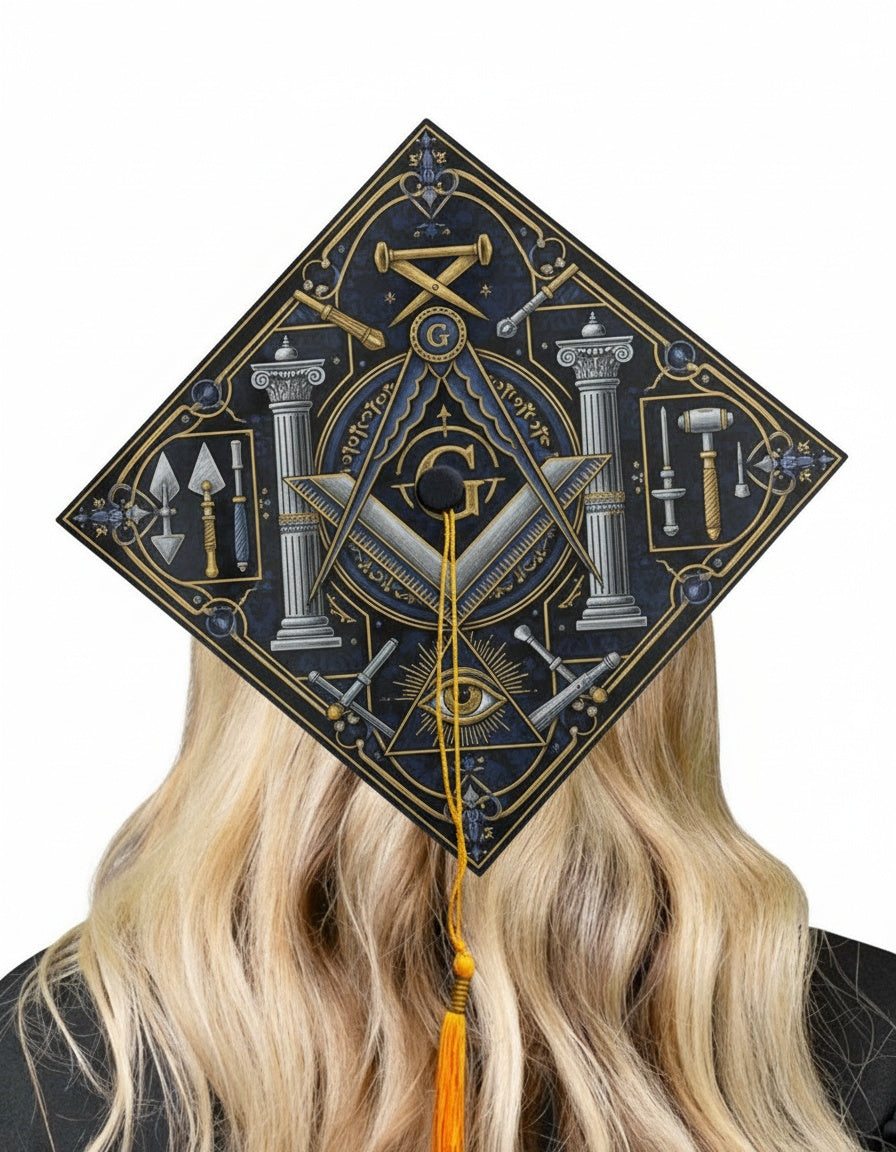 MasonView | Acrylic Graduation Cap Topper