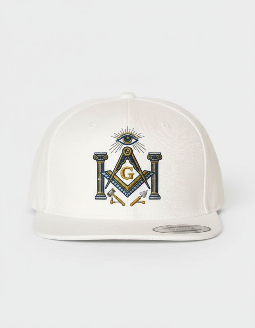 MasonView | Premium Flat Bill Snapback Cap 6089M