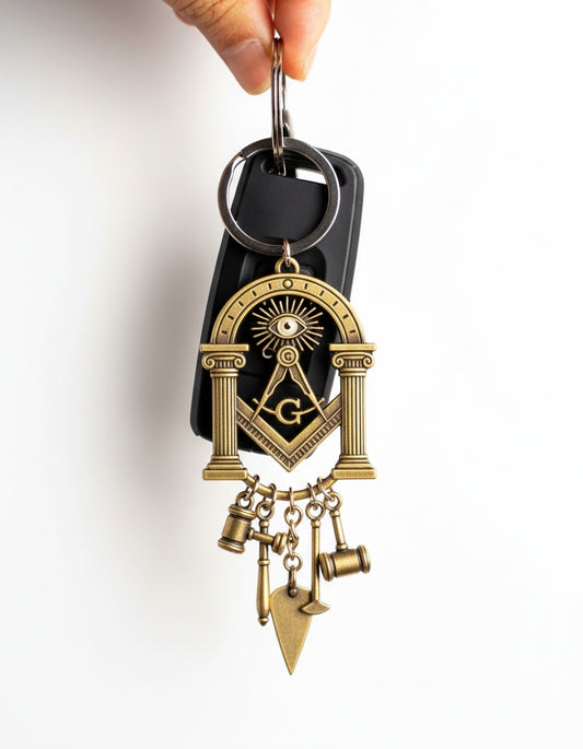 MasonView | Custom Shape 2-side Printed Multi-Charm Keychain