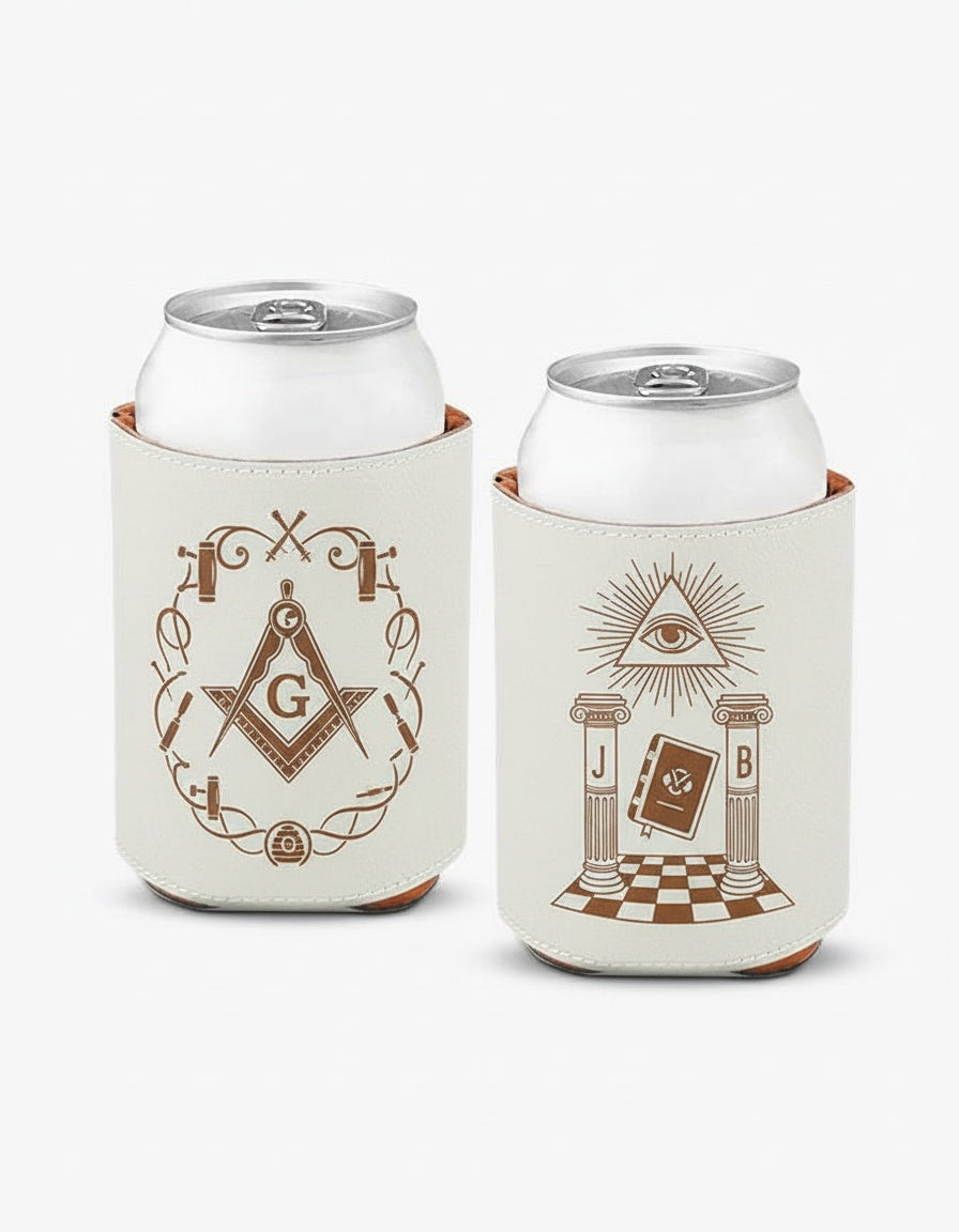 MasonView | Leatherette Can Cooler