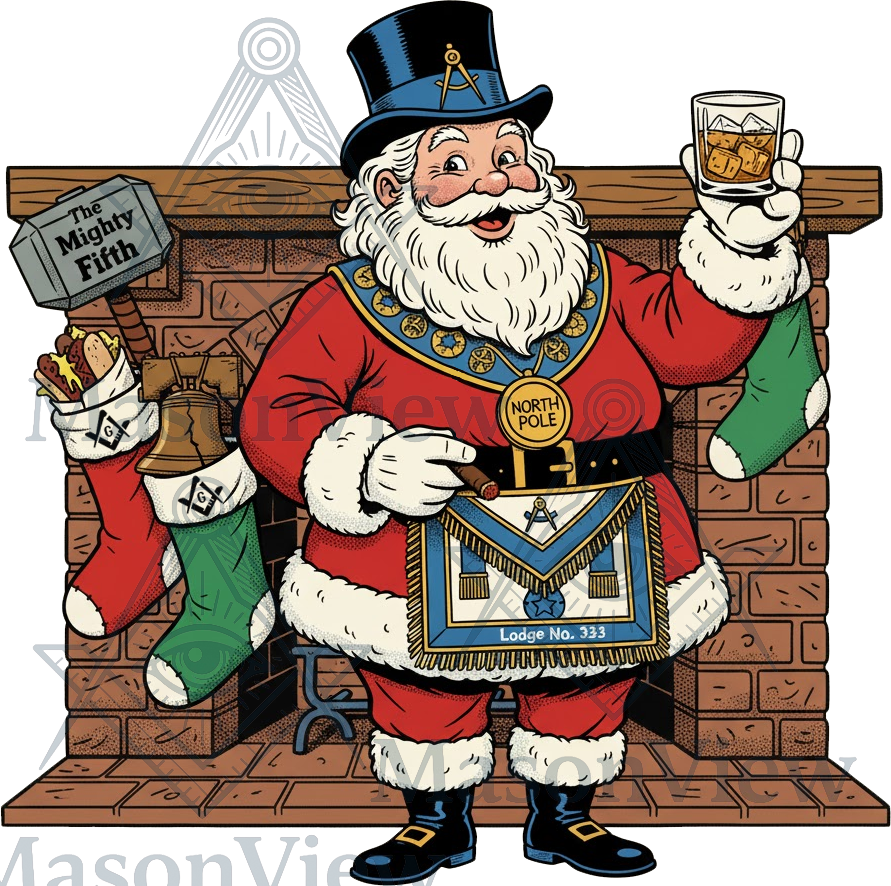 5th District Masonic Christmas Sweatshirt